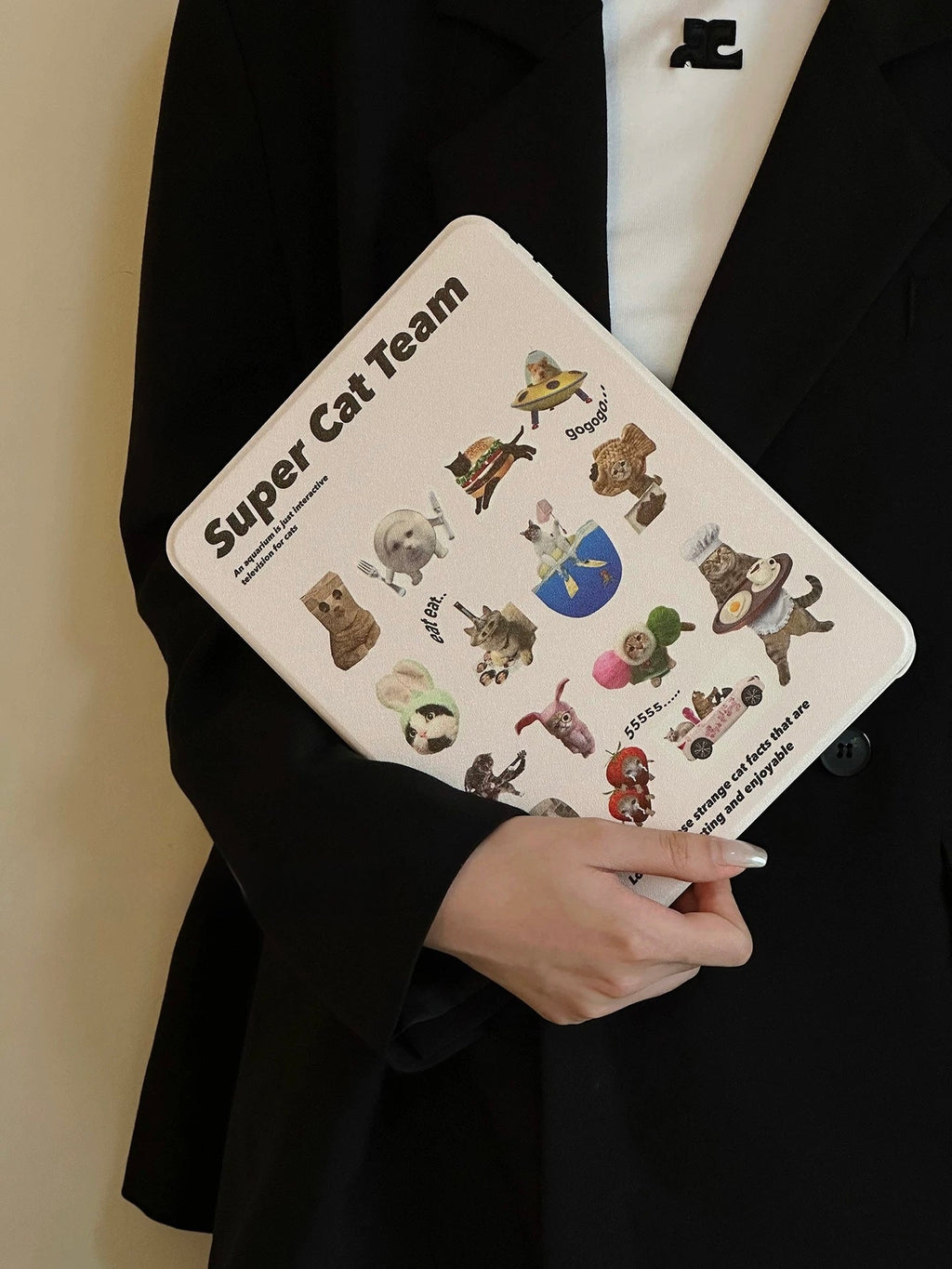 Super Cat Team iPad Case