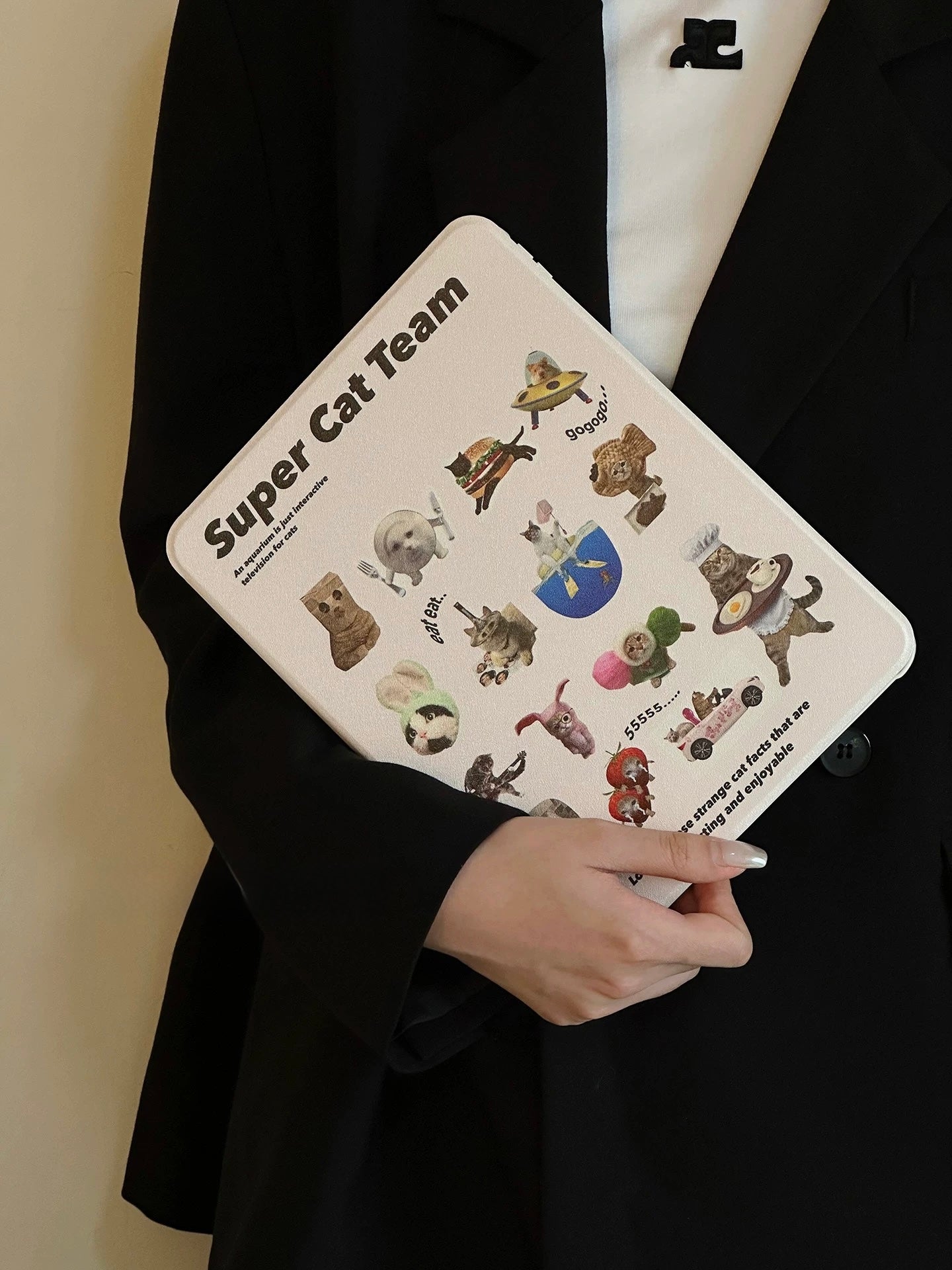Super Cat Team iPad Case