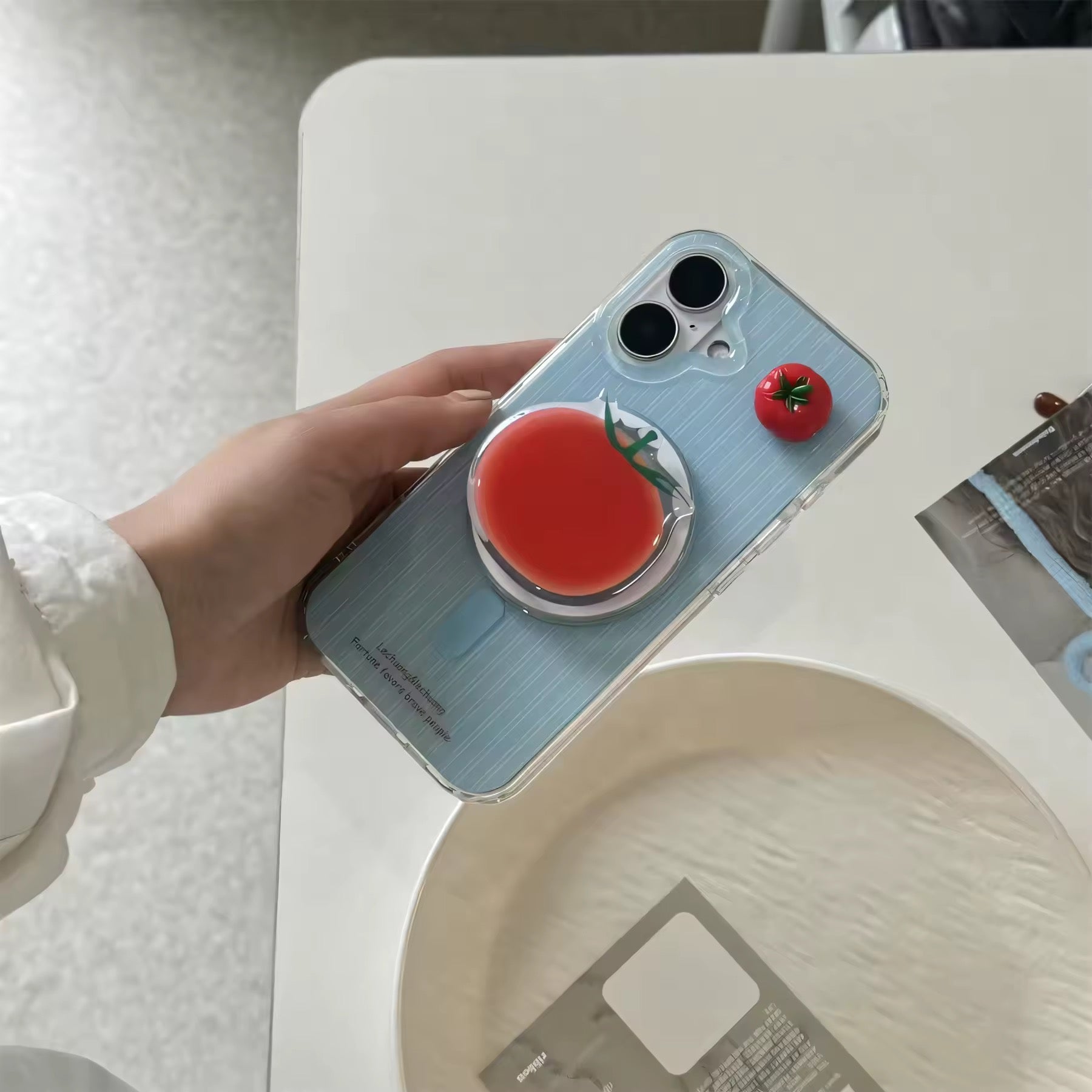 Cute 3D Tomato GripTok