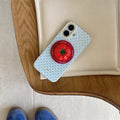 Blue Polka Dot Tomato iPhone Case