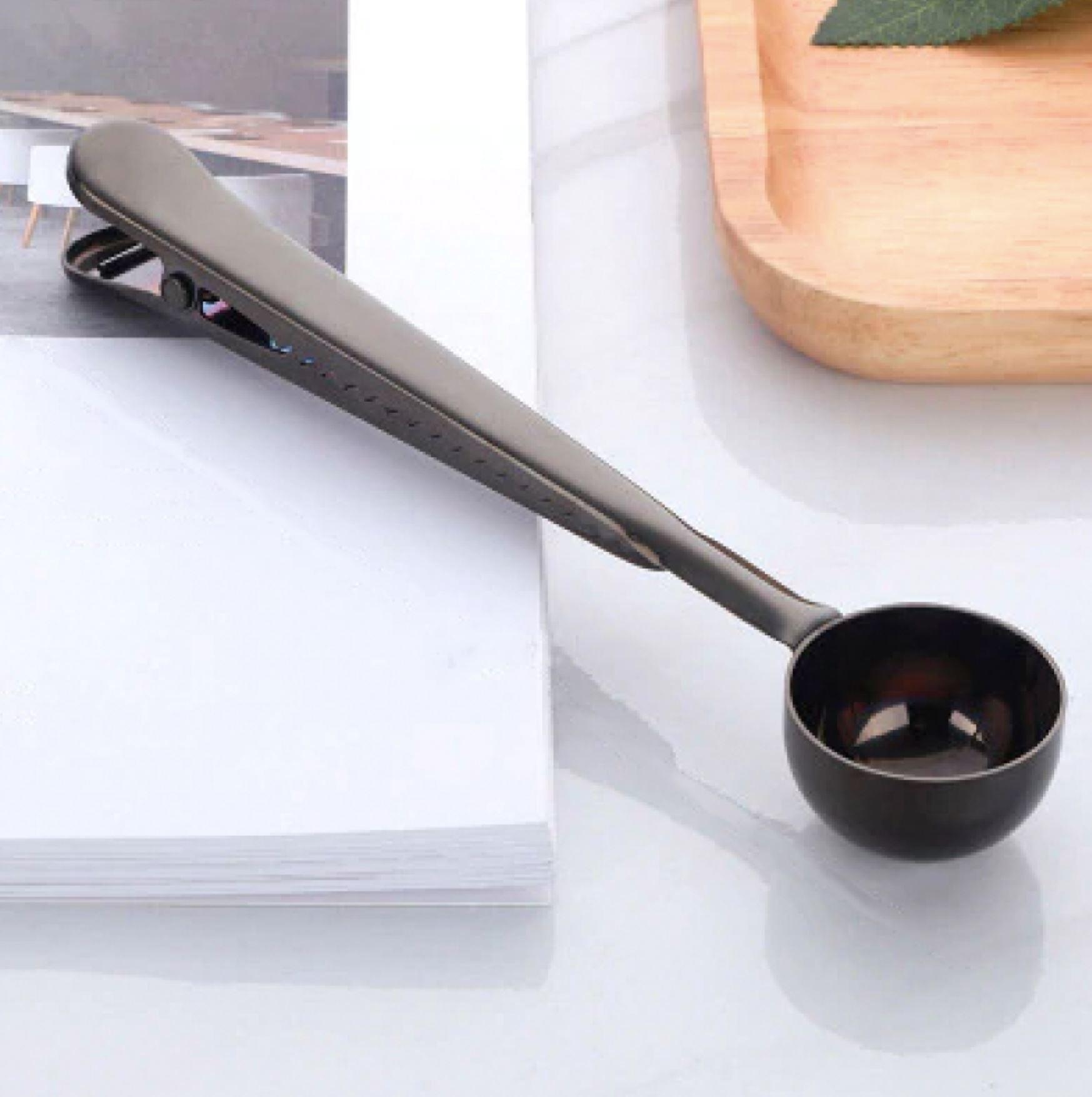 Brew Coffee Spoon Clip Black