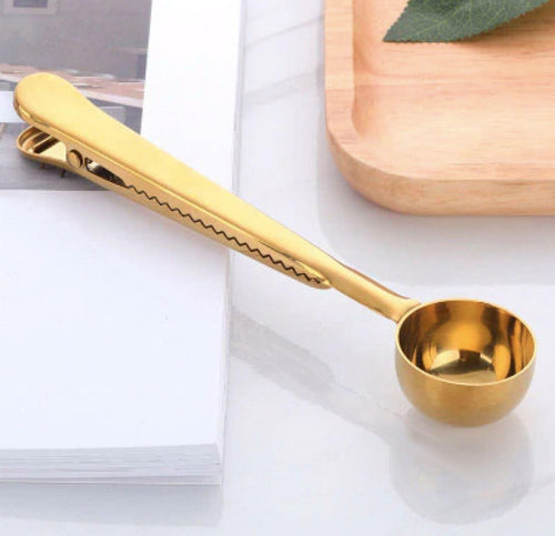 Brew Coffee Spoon Clip Gold