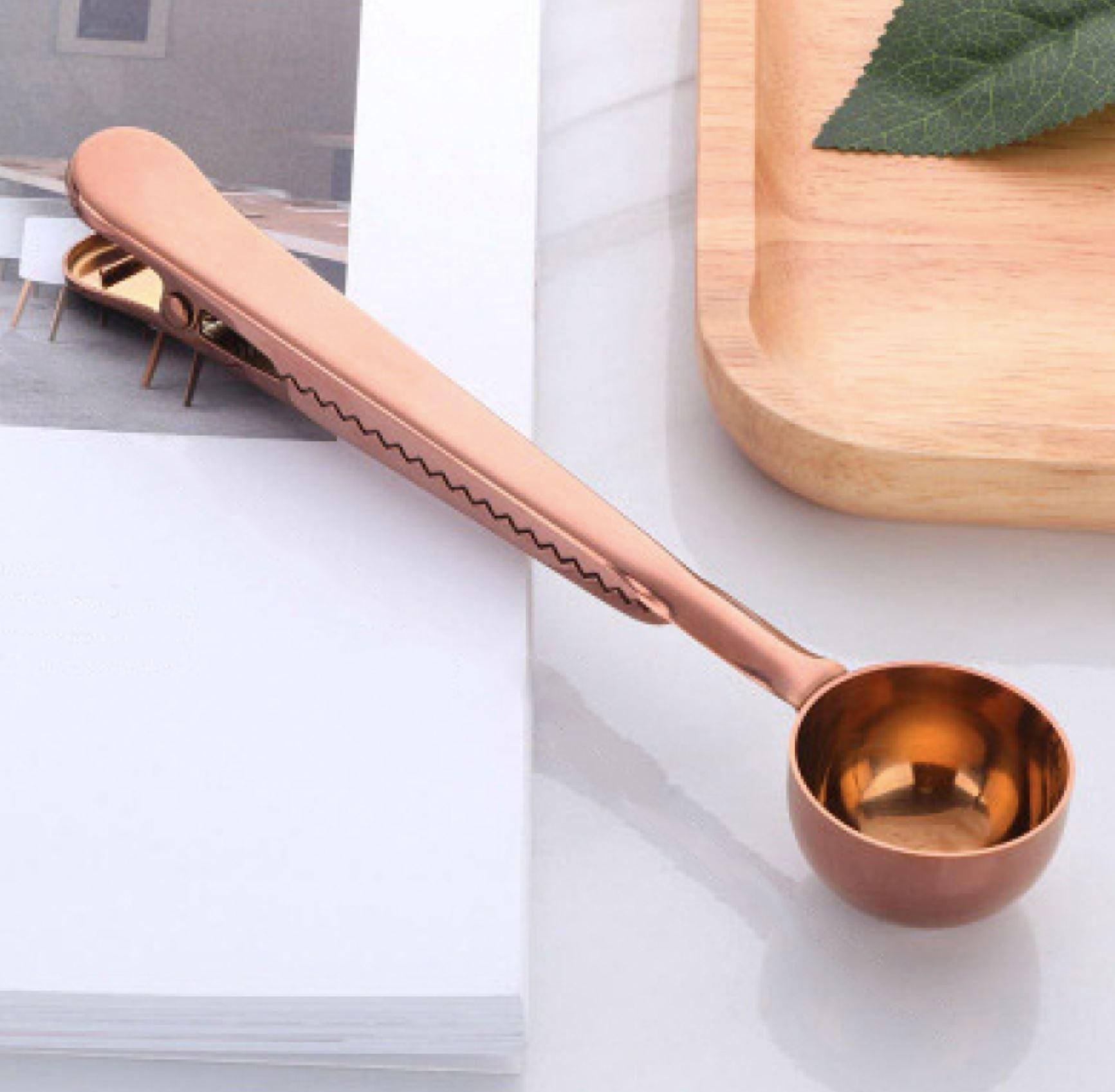 Brew Coffee Spoon Clip LightCoral