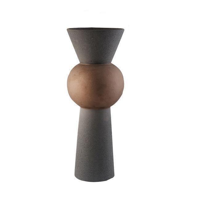 Indigo Clay Vessels Brown Ball Cylinder
