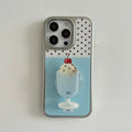 Ice Cream Pastel Blue iPhone Case