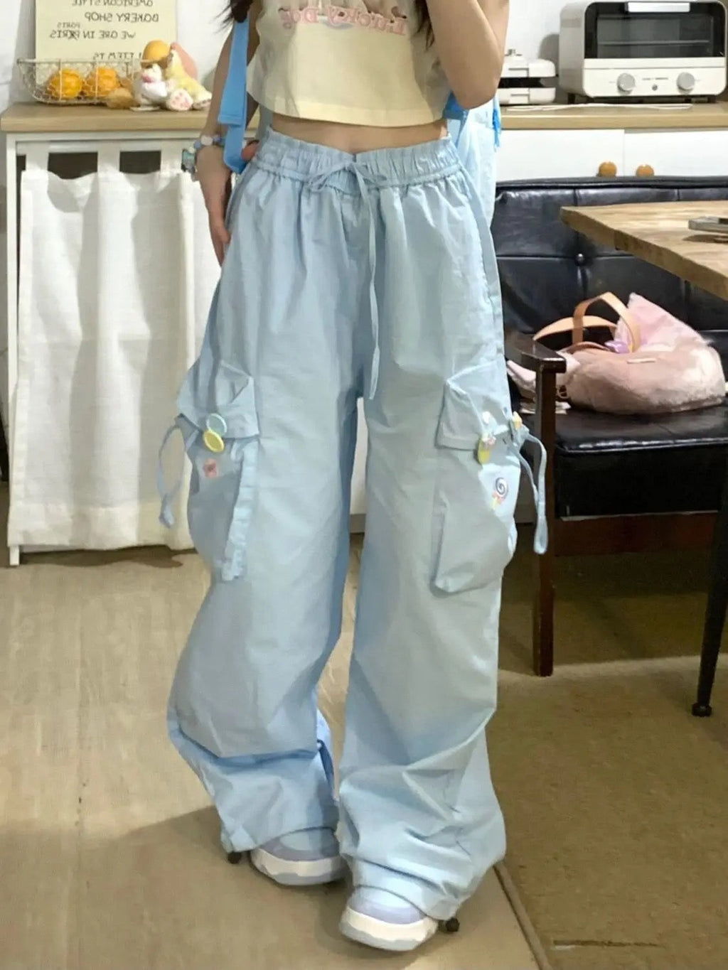 Kawaii Blue Pants