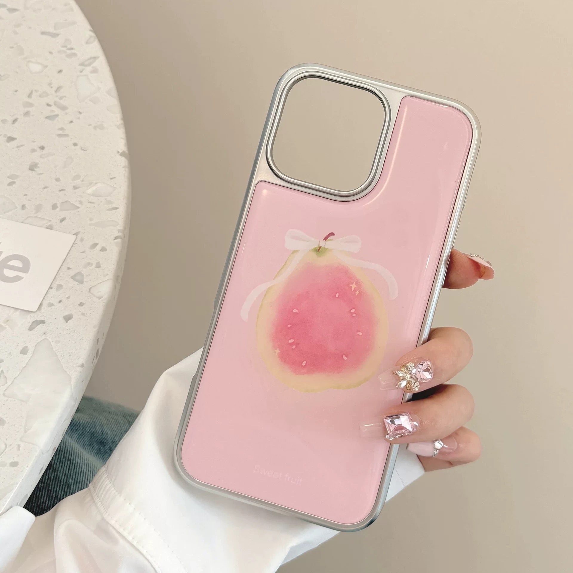 Pastel Fruit iPhone Case Guava