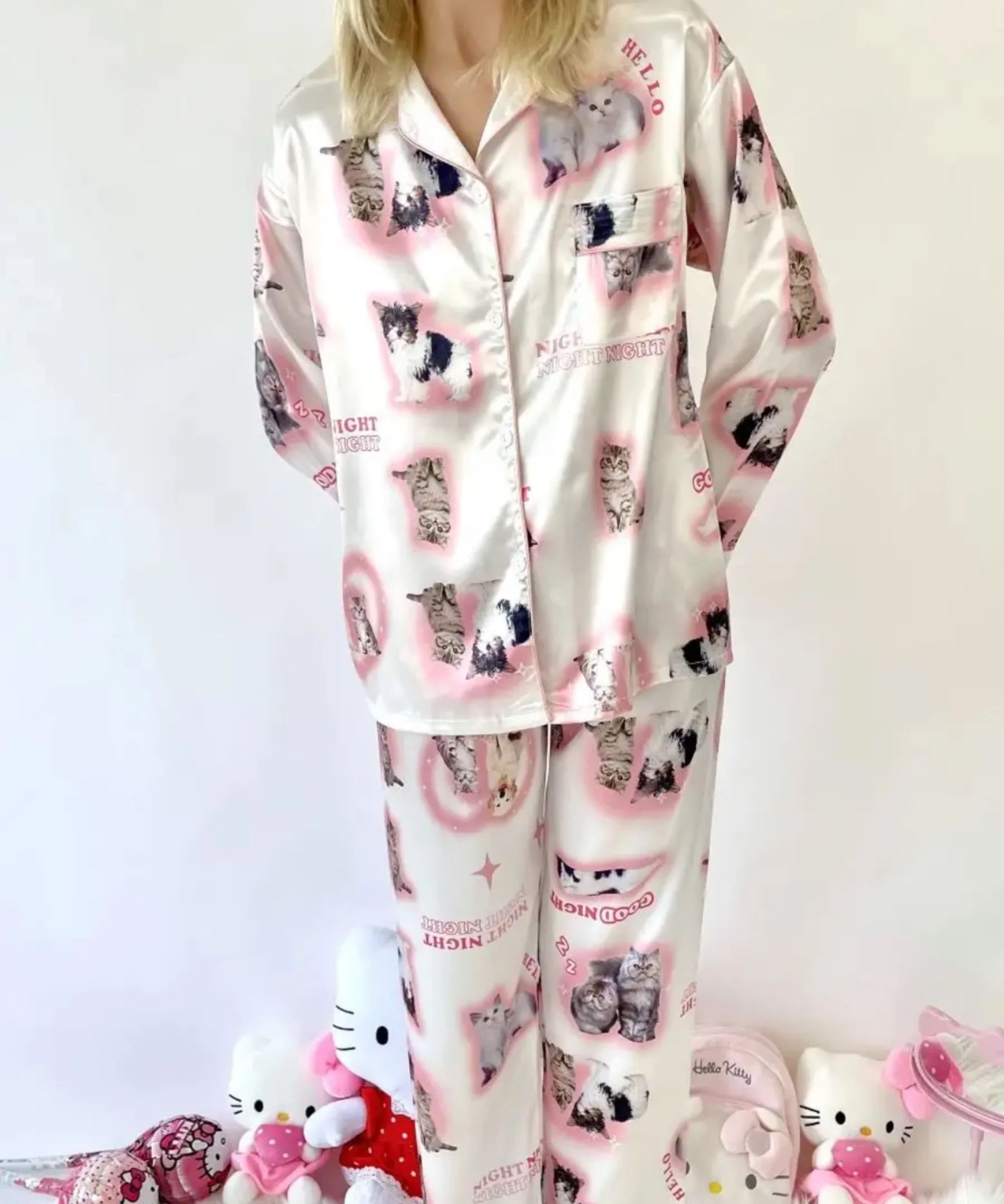 Kawaii Kitten Pajamas