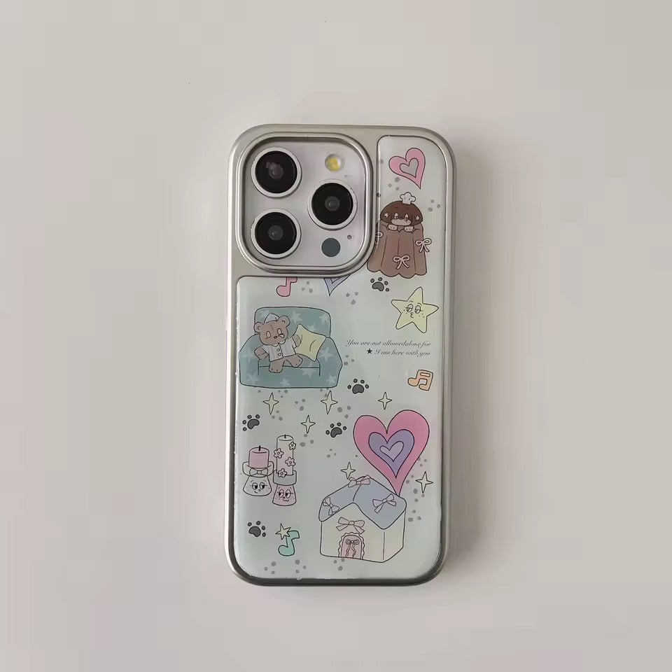 Glossy Teddy Bear iPhone Case
