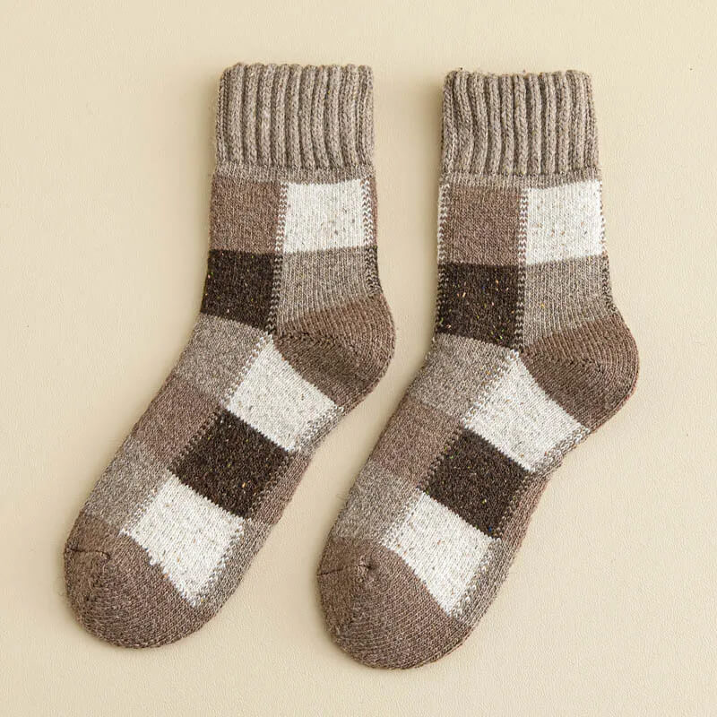 Men's Warm Wool Winter Socks 5-Pack