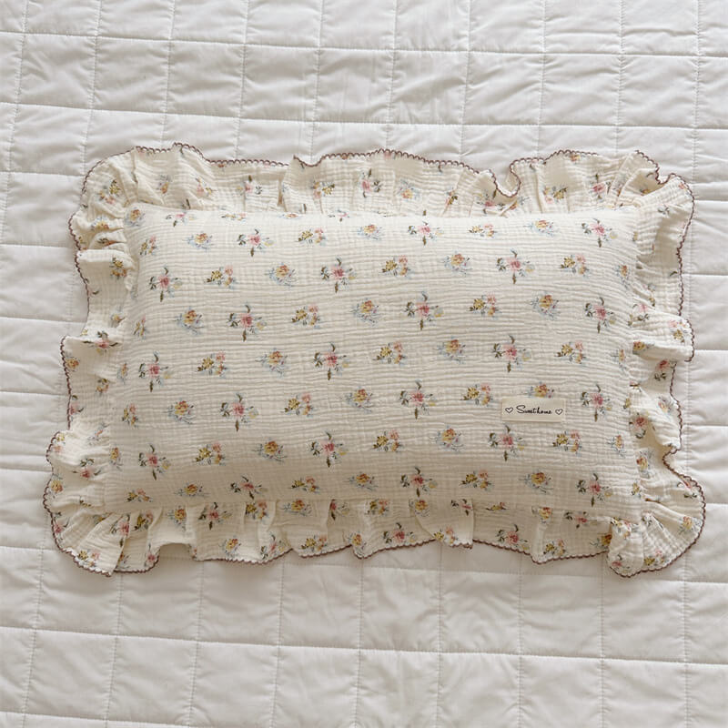 Best Cotton Toddler Pillow Insert + Pillowcase: Azalea
