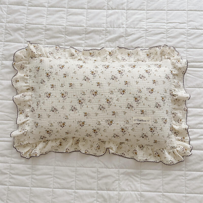 Best Cotton Toddler Pillow Insert + Pillowcase: Violet