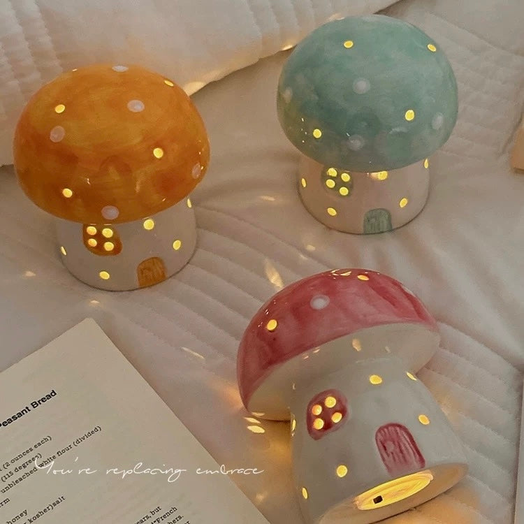 Cottagecore Mushroom Night Light