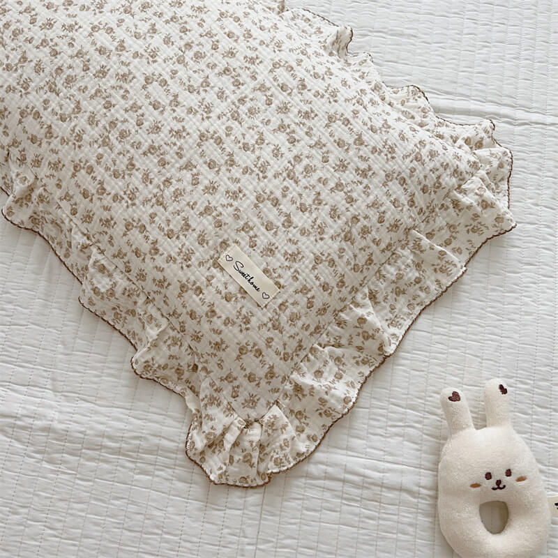 Best Cotton Toddler Pillow Insert + Pillowcase: Camellia