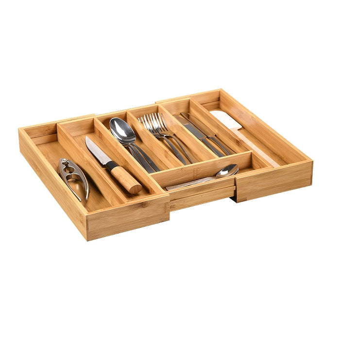 Takumi Bamboo Flatware Drawer Organizer