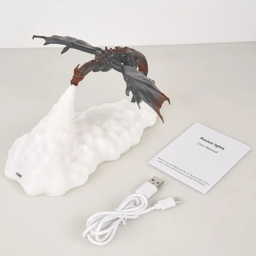 Inferno™ - Fire Breathing Drago Lamp