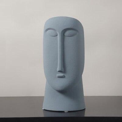 Genevieve Abstract Face Vessels Medium LightSlateGray