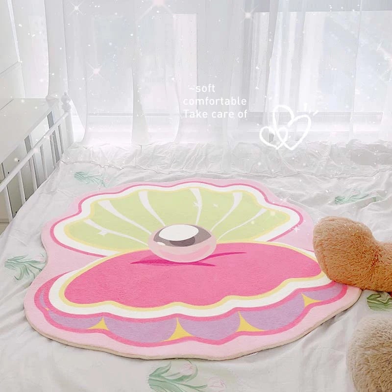Shell Rug Green