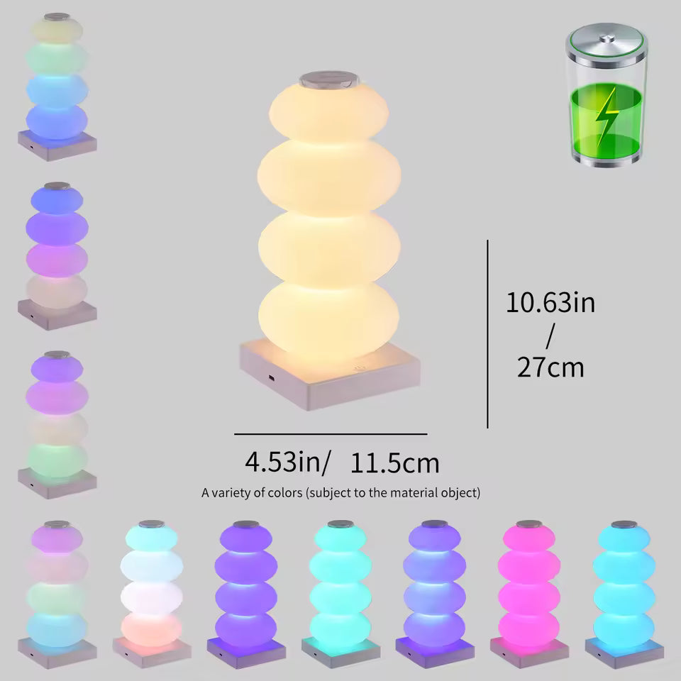 RGB Multicolor Bedside Lamp Battery