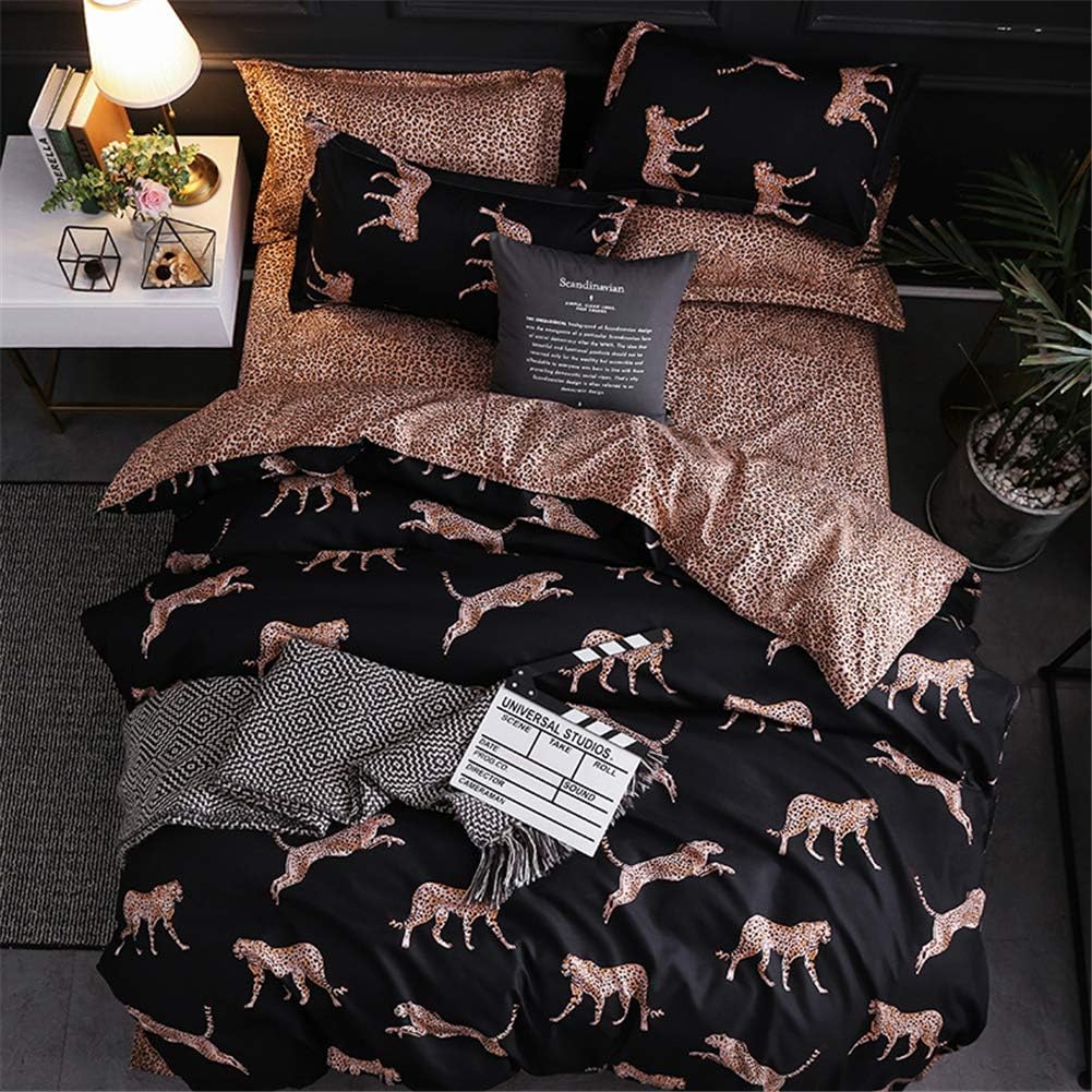 Leopard Duvet Cover & Pillowcases Set