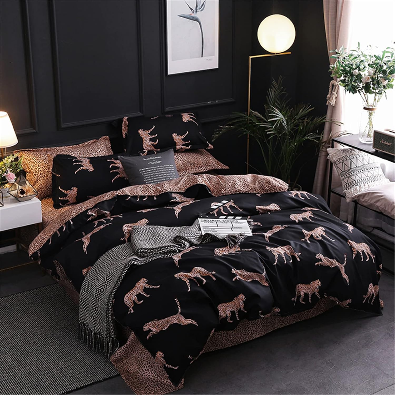 Leopard Duvet Cover & Pillowcases Set