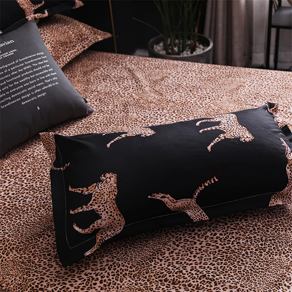 Leopard Duvet Cover & Pillowcases Set