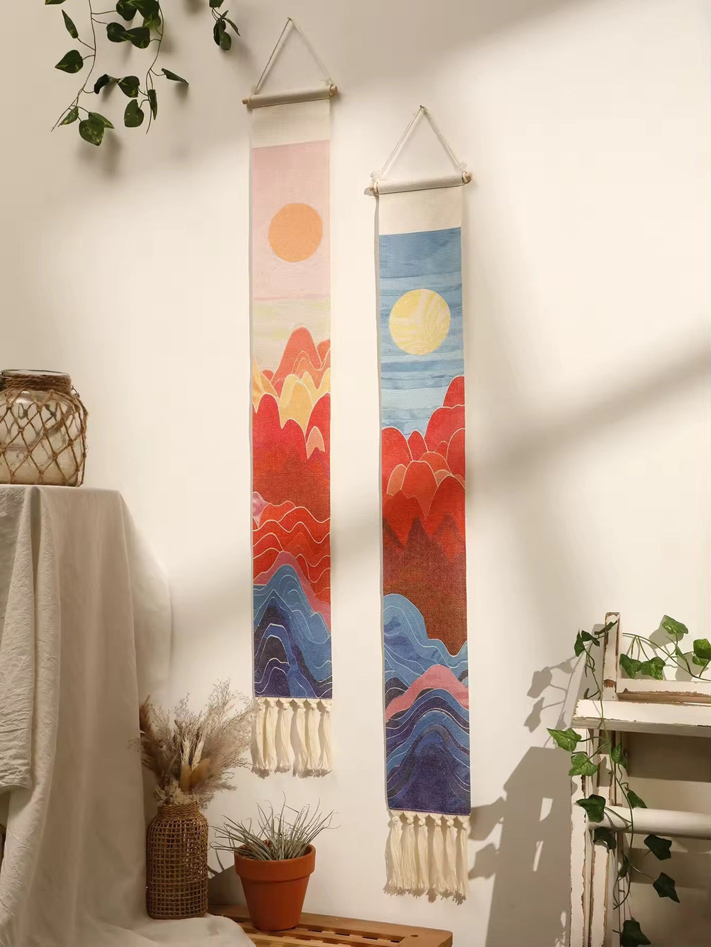 Sunset Boho Tapestry Set Set (2 pcs)