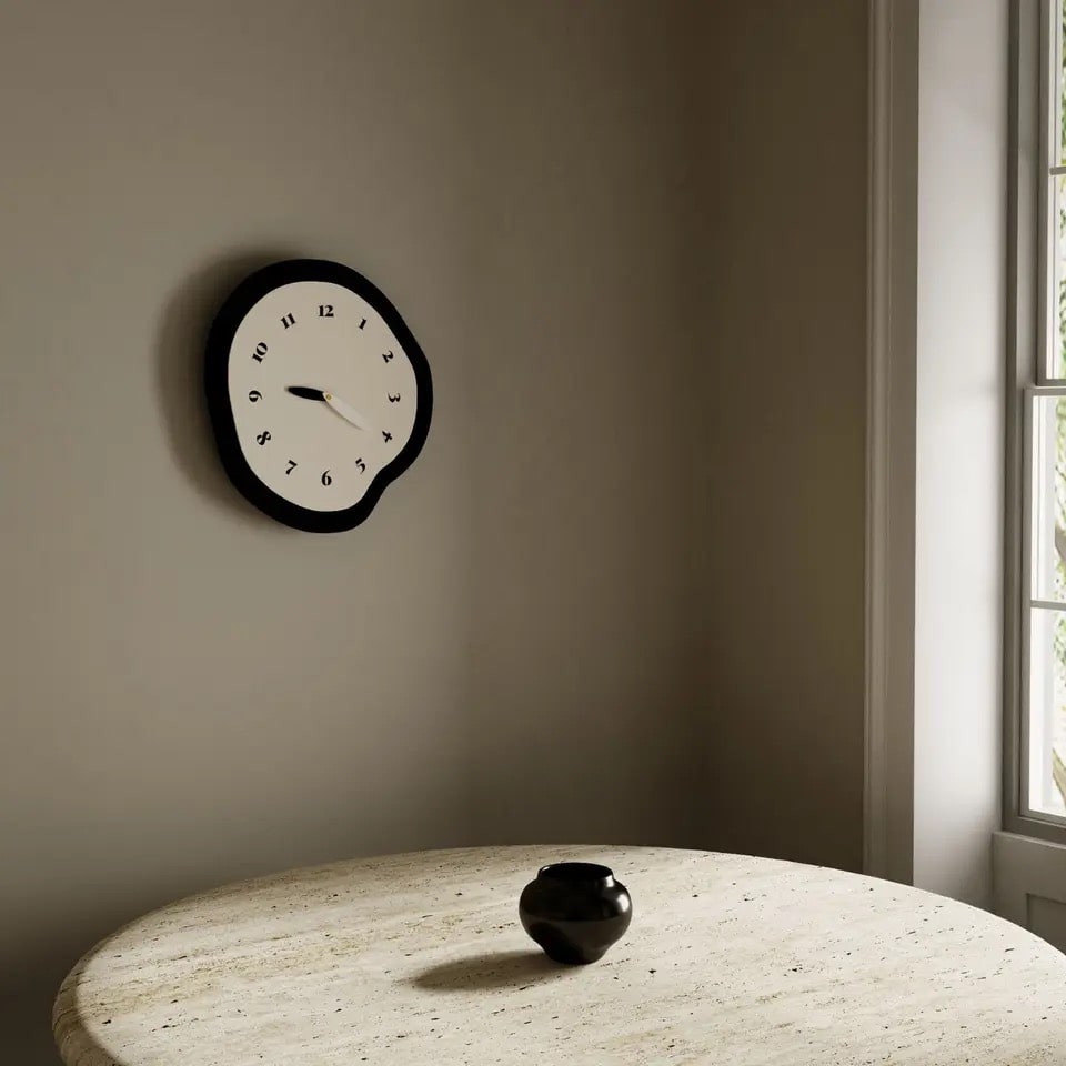 Scandinavian Wall Clock Without pendulum