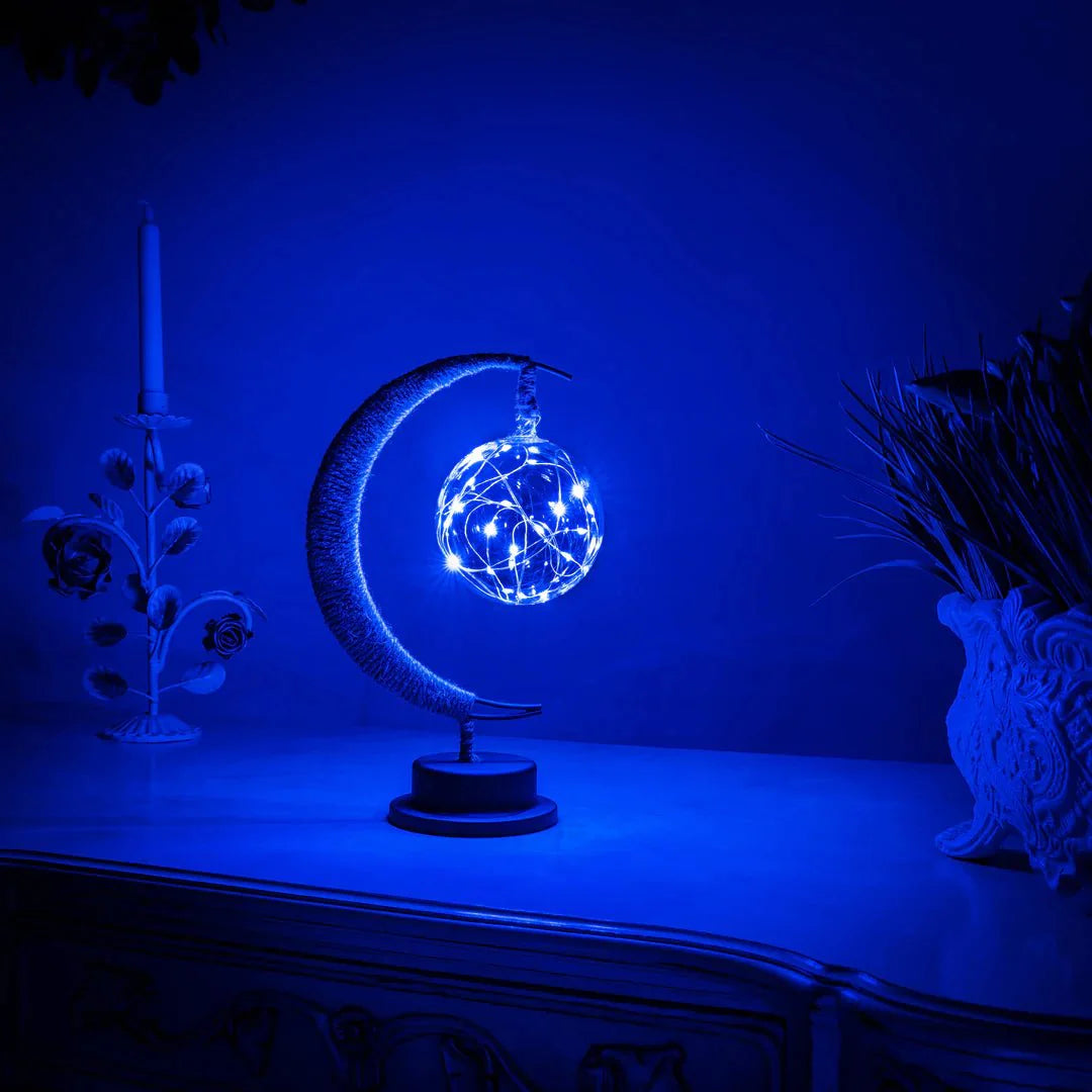 Lunar Moon Lamp Blue