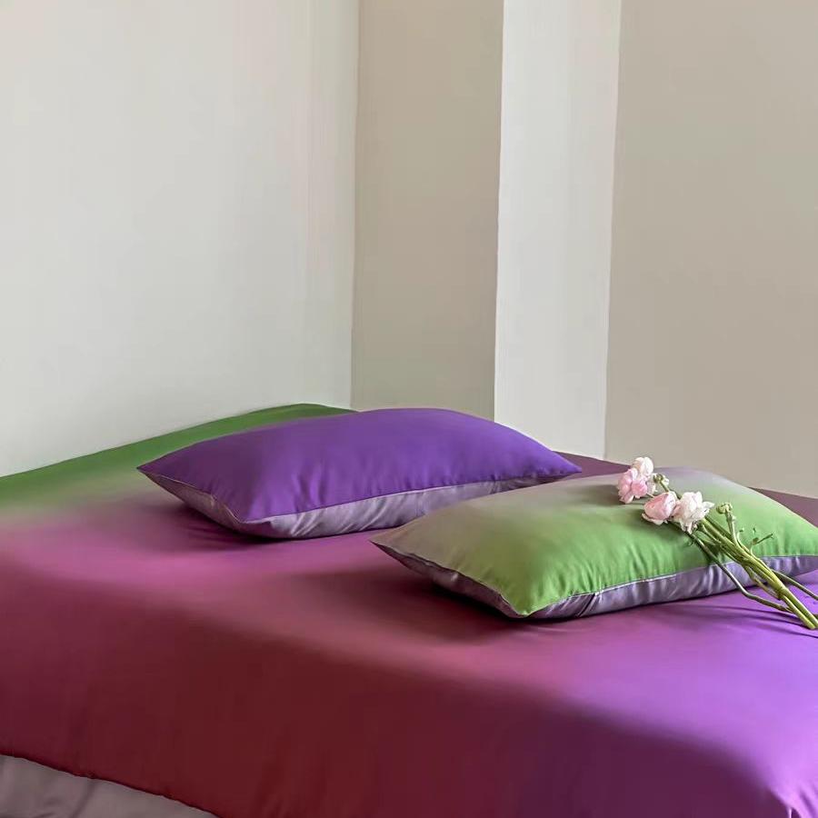 Luxury Ombre Aurora Bedding Set - Purple