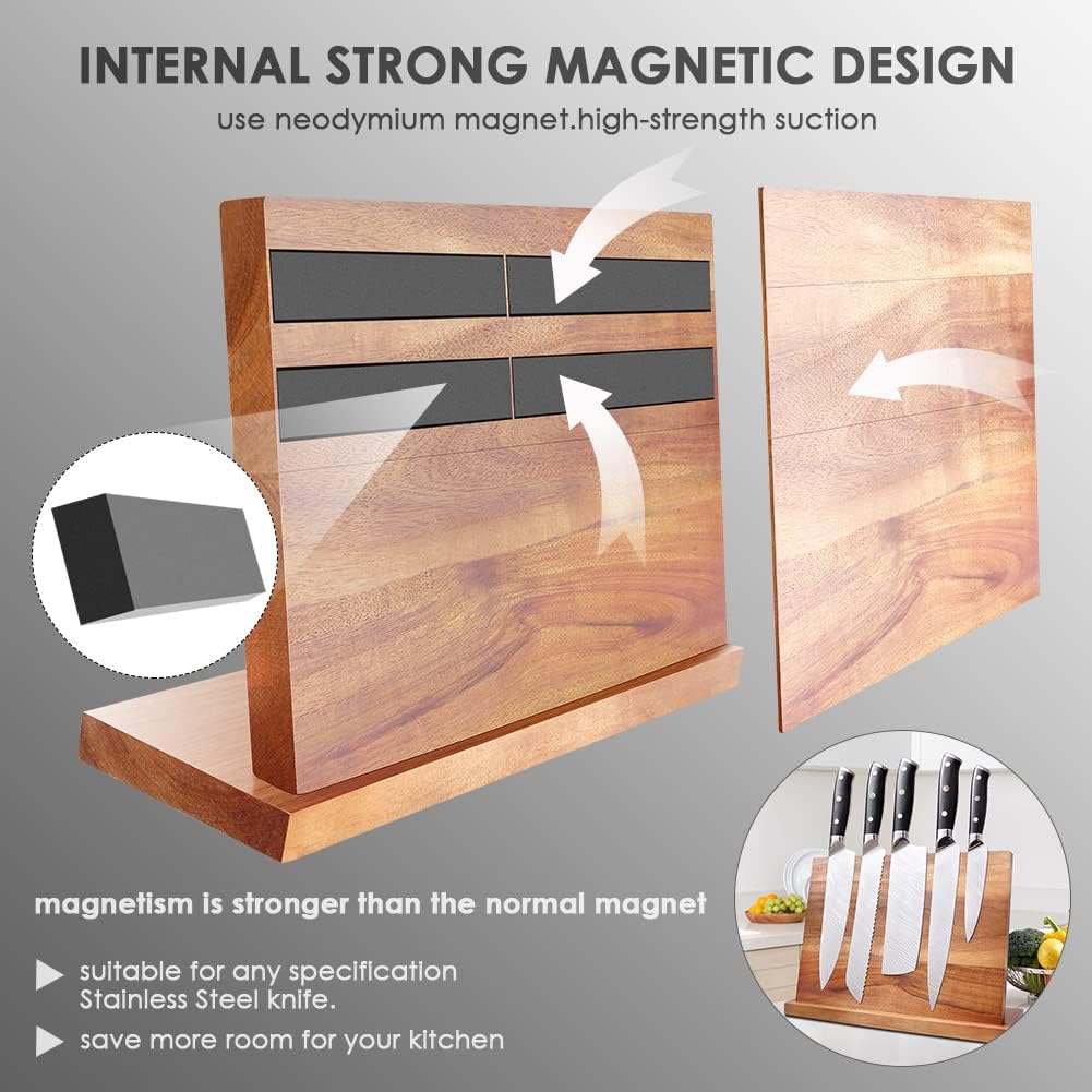 Oakline Magnetic Wood Knife Holder