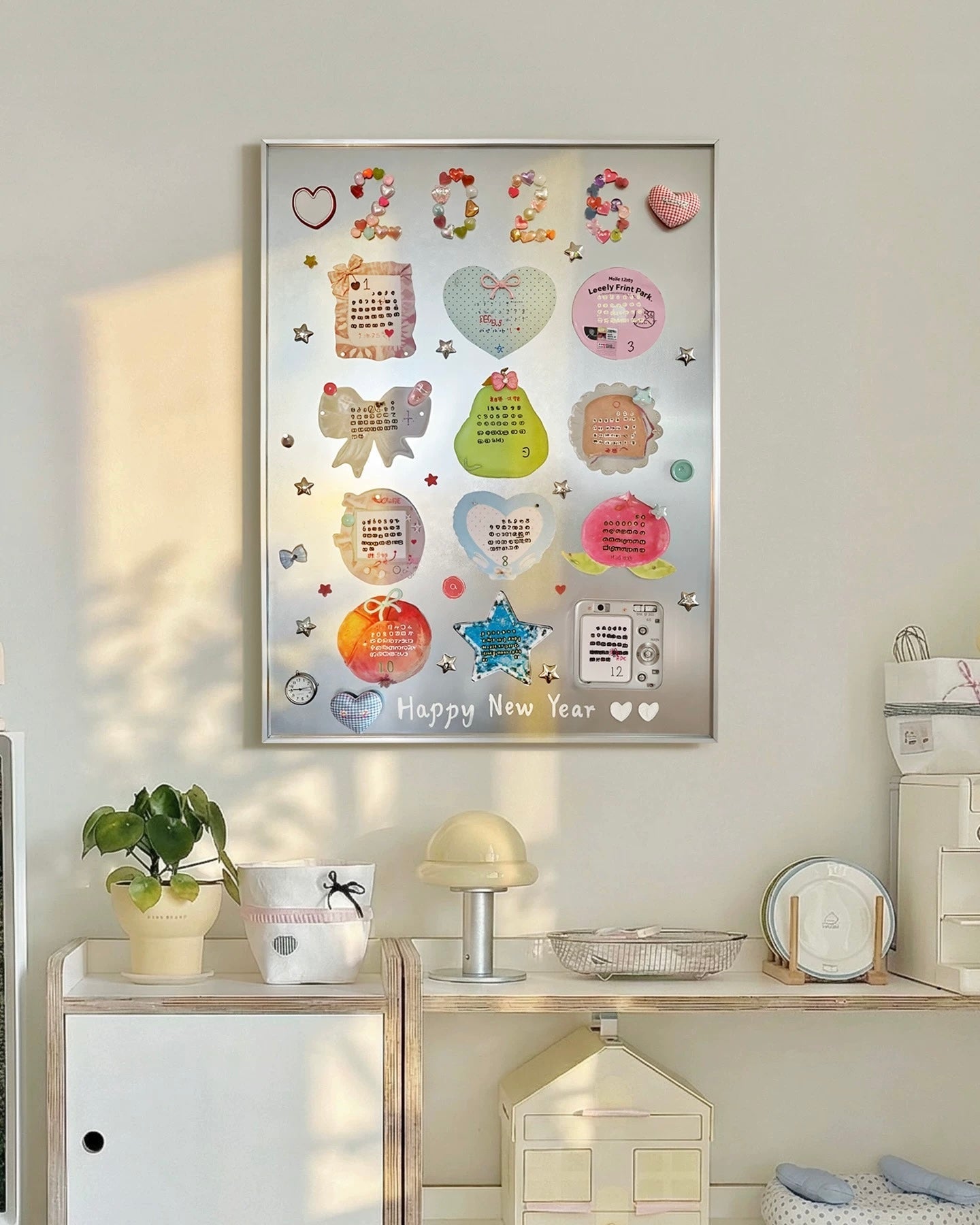 Framed Magnetic Memo Board