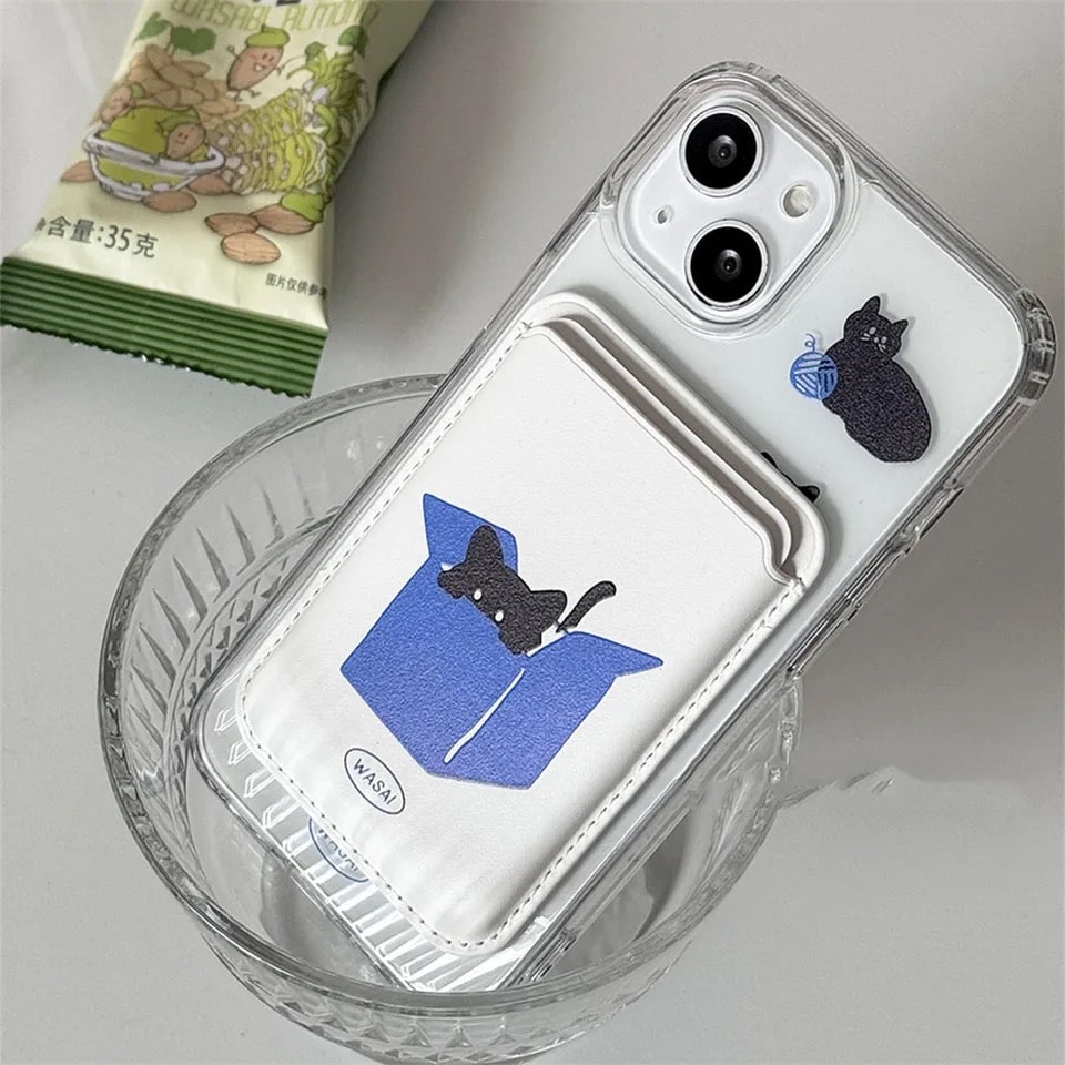 Y2K Cat iPhone Case + Wallet