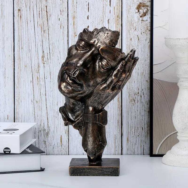Meditations™ - 3pcs Sculpture Set Eternal Gaze Bronze