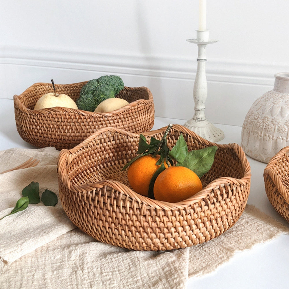 Nordic Handwoven Rattan Baskets