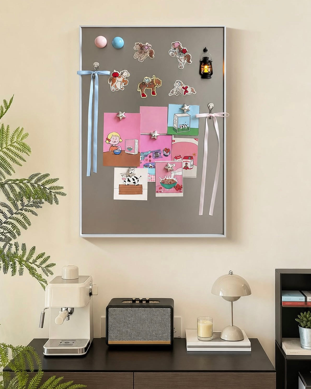 Framed Magnetic Memo Board