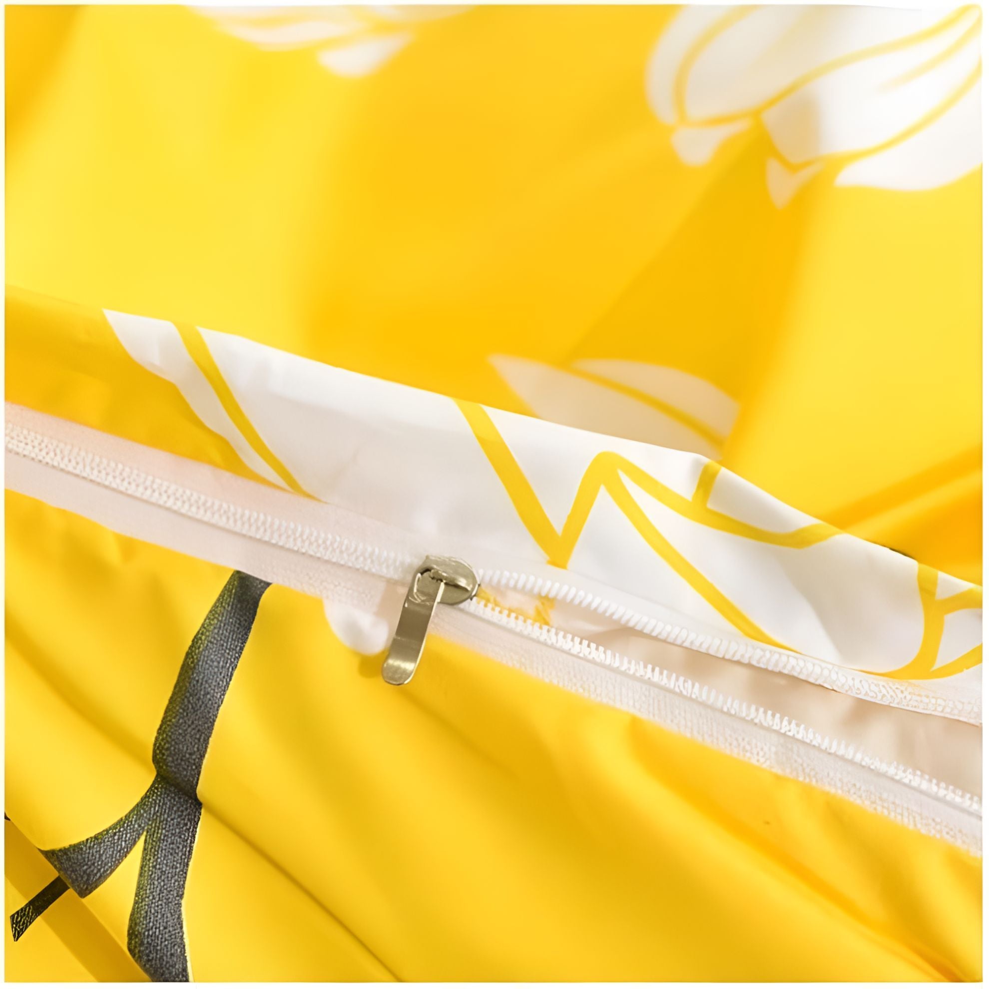 Yellow Magnolia Duvet Cover | Bedding Set(3PCS)