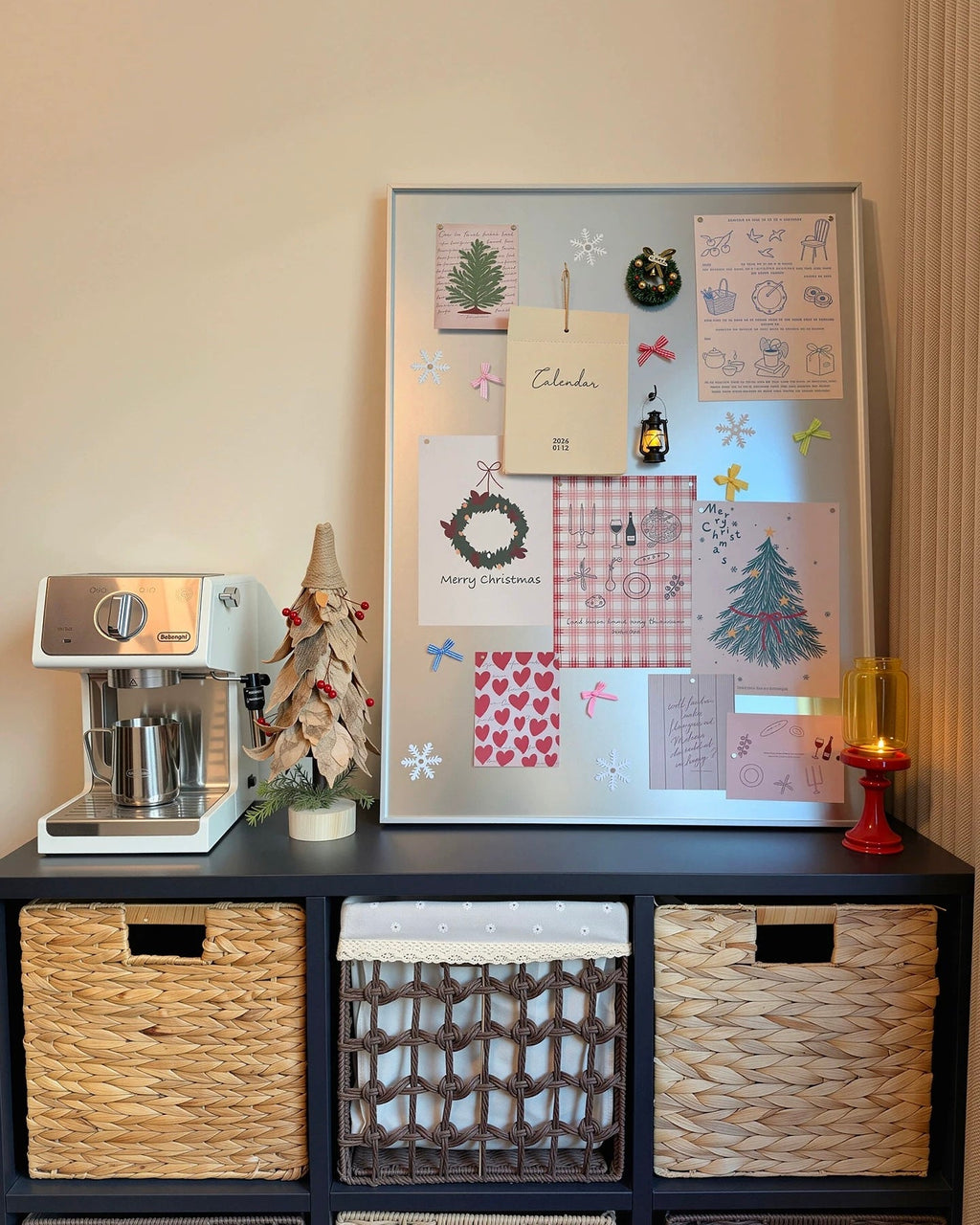Framed Magnetic Memo Board