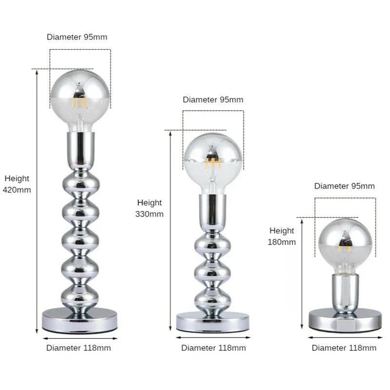 Silver Nordic Lamp
