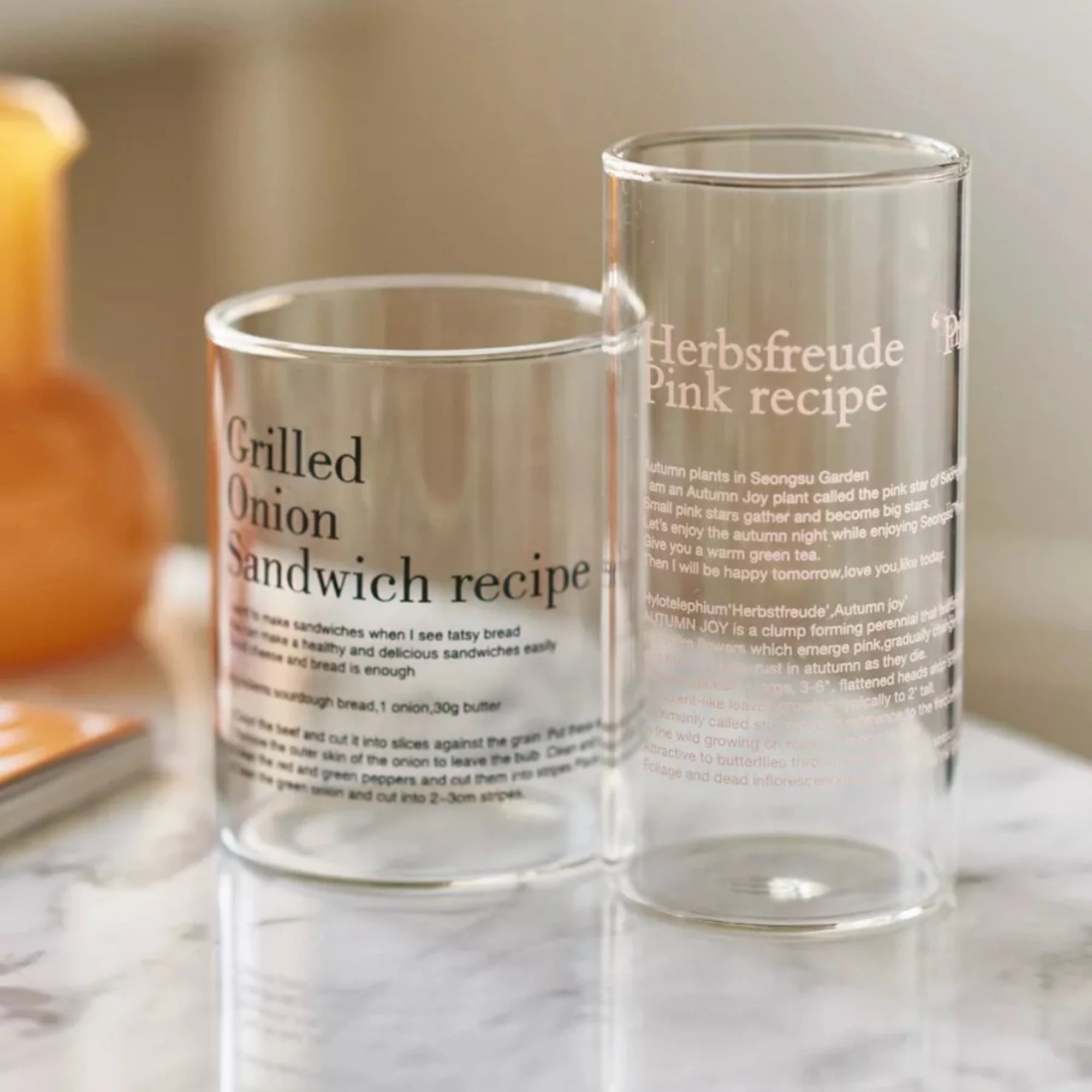 Coffee Tumbler Glass
