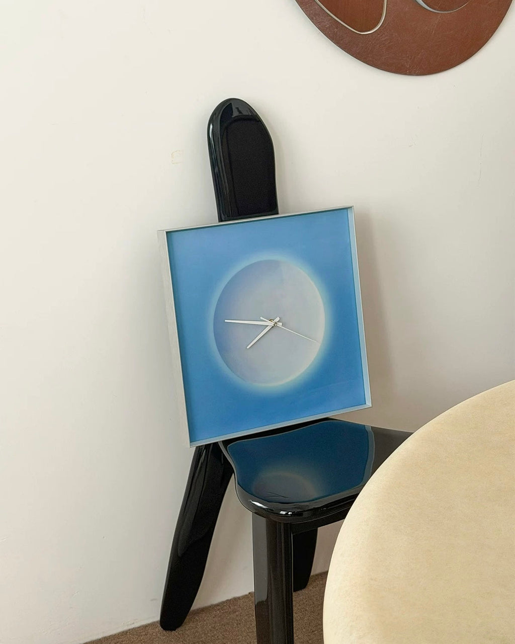 Blue Moon Wall Clock