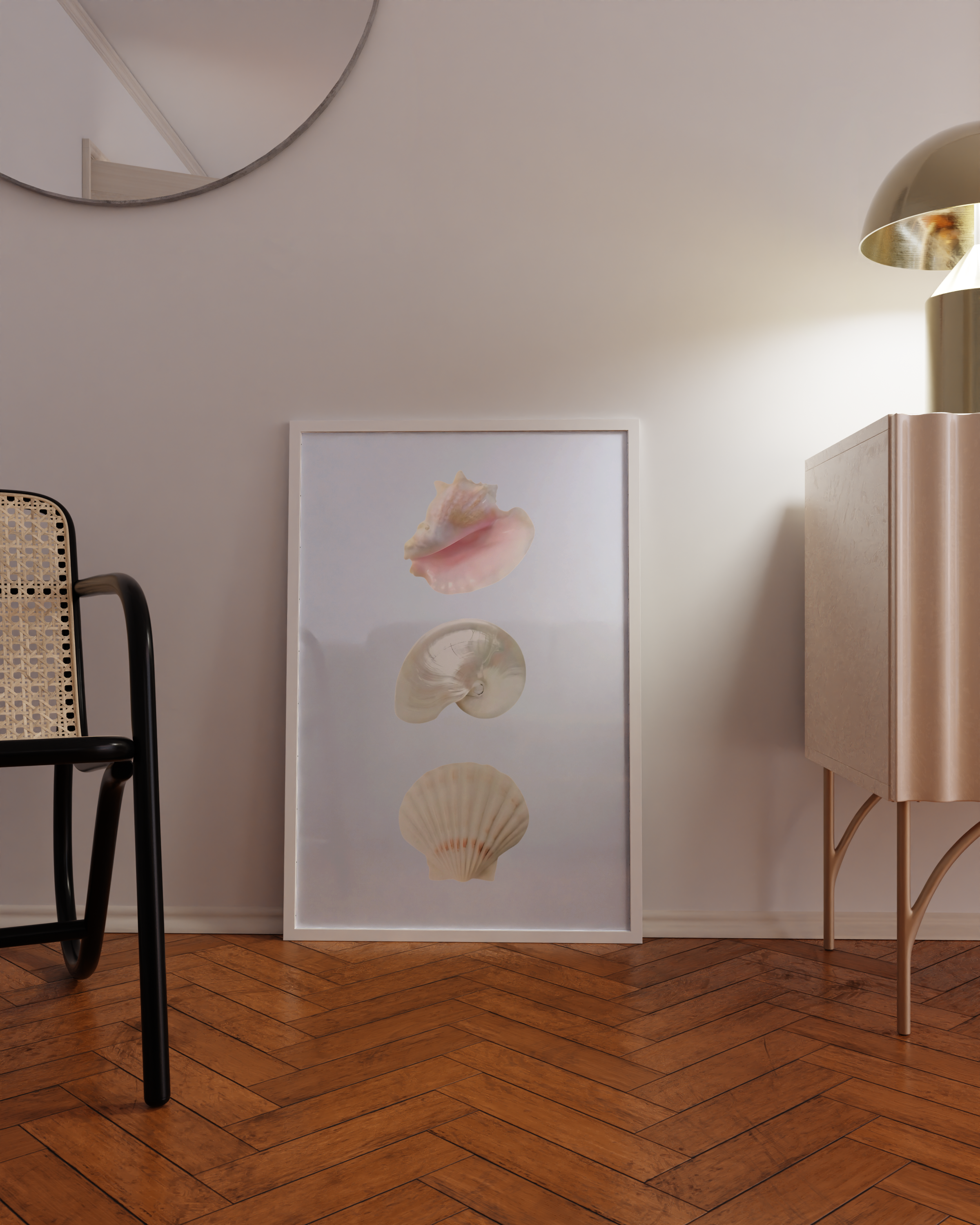 Coastal Girl Poster Set