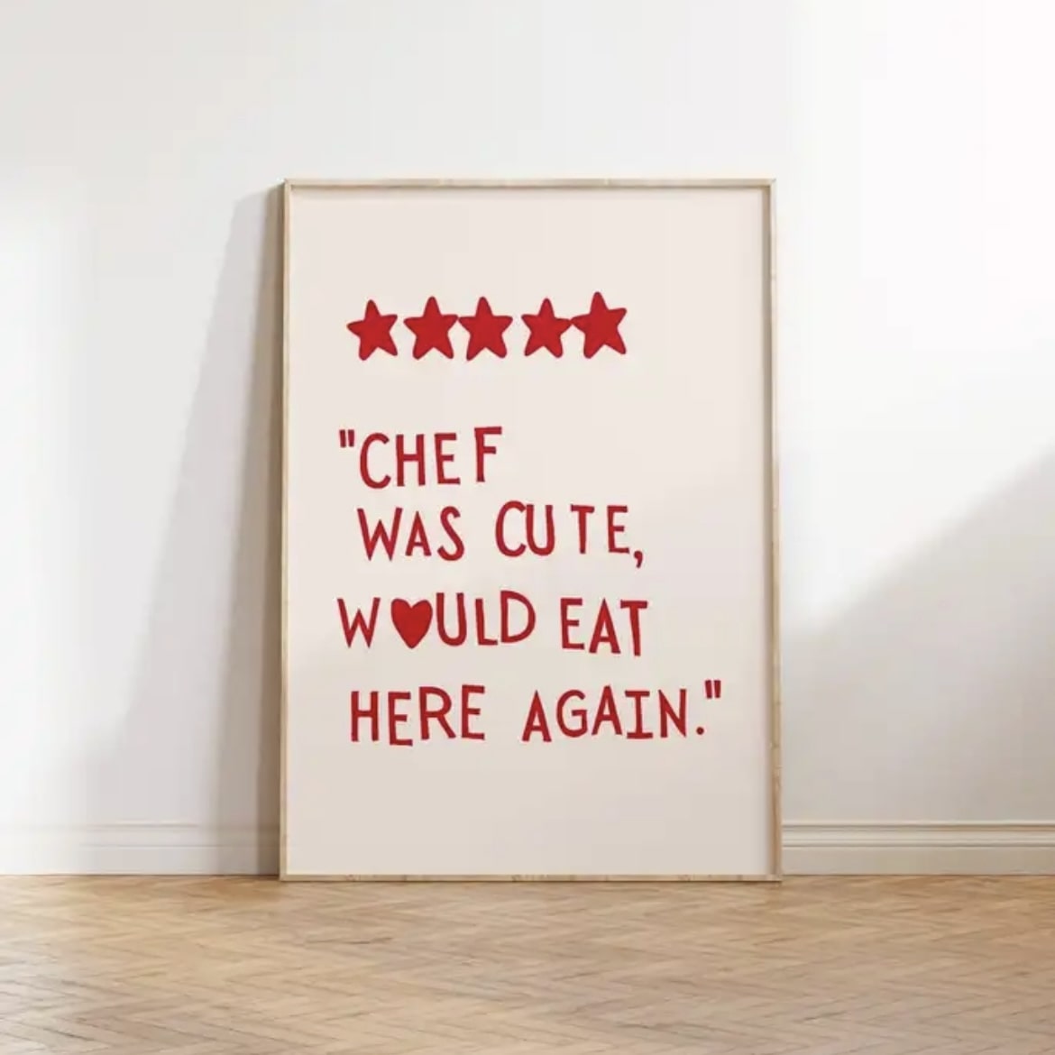 Heart Red Quote Poster 3