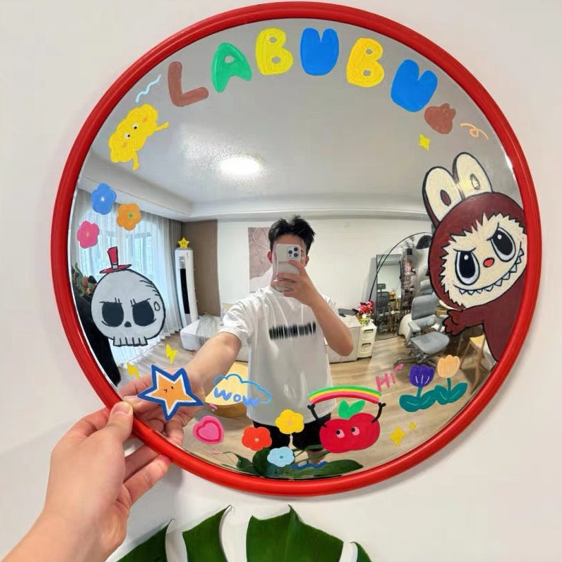 Wide-Angle Convex Wall Mirror