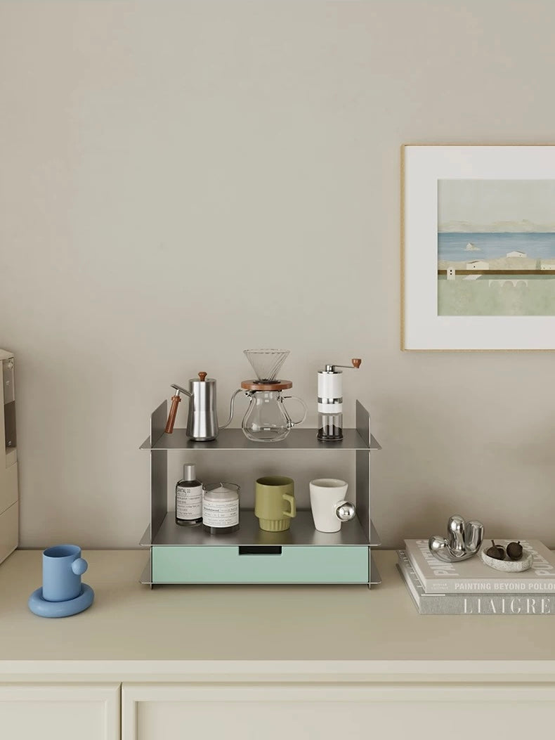 Bauhaus Pastel Desk Shelf
