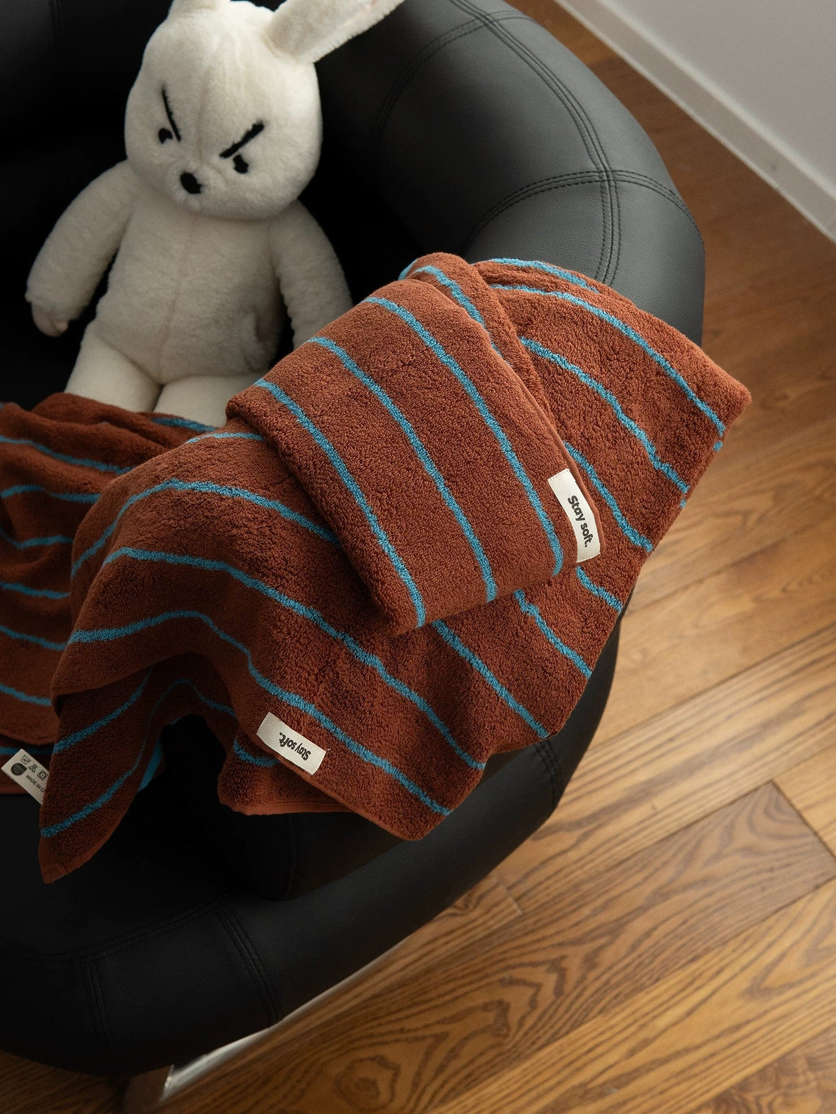 Striped Bath & Hand Towel