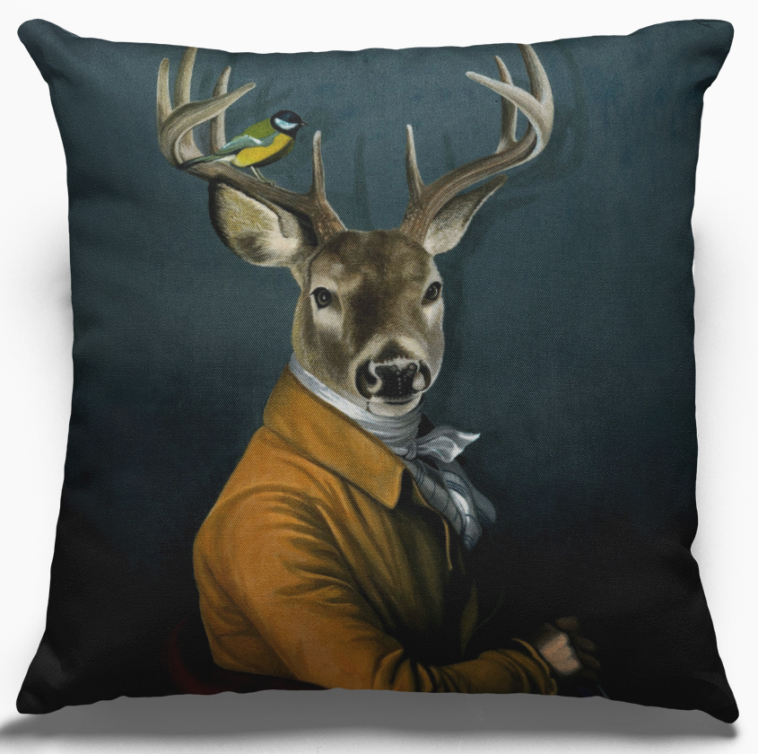 Nordic Animals Cushion Cover