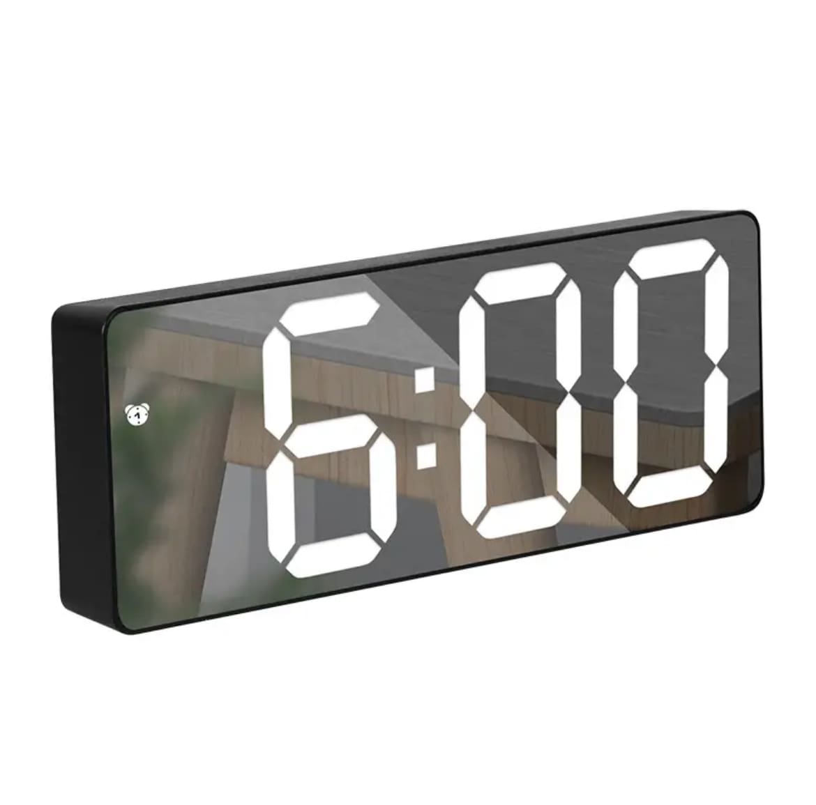 Nordic Silver Clock Silver Black