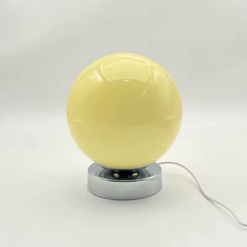 Space Age Glass Globe Lamp