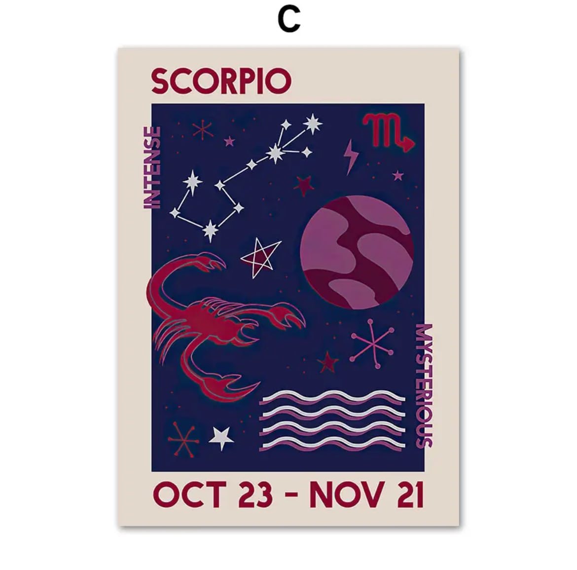 Abstract Art Prints Scorpio